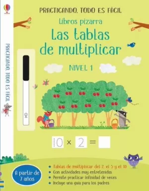 LIBROS PIZARRA TABLAS DE MULTIPLICAR LIBROS PIZARRA TABLAS DE MULTIPLICAR