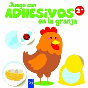 JUEGO CON ADHESIVOS EN LA GRANJA +2. GALLINA JUEGO CON ADHESIVOS EN LA GRANJA +2. GALLINA