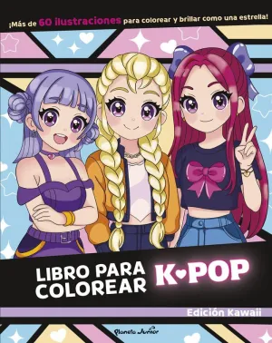 LIBRO PARA COLOREAR K-POP