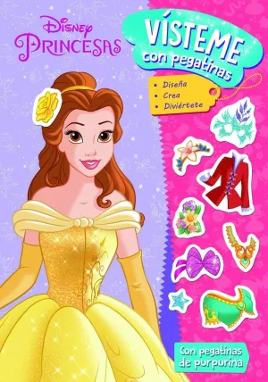 PRINCESAS. VISTEME CON PEGATINAS PRINCESAS. VISTEME CON PEGATINAS