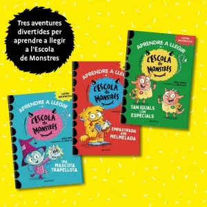 PACK APRENDRE A LLEGIR A L'ESCOLA DE MONSTRES (LLIBRES 1-3) PACK APRENDRE A LLEGIR A L'ESCOLA DE MONSTRES (LLIBRES 1-3)