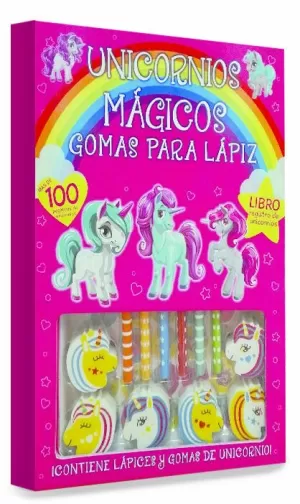 UNICORNIOS MÁGICOS - GOMAS PARA LÁPIZ UNICORNIOS MÁGICOS - GOMAS PARA LÁPIZ