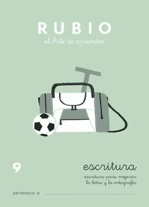 CUADERNOS ESCRITURA 9. RUBIO CUADERNOS ESCRITURA 9. RUBIO