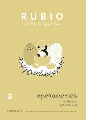 CUADERNOS OPERACIONES 3. RUBIO CUADERNOS OPERACIONES 3. RUBIO