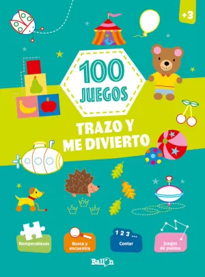 100 JUEGOS - TRAZO Y ME DIVIERTO +3 100 JUEGOS - TRAZO Y ME DIVIERTO +3