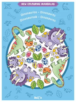 NEW COLOURING MANDALAS - DINOSAURIOS NEW COLOURING MANDALAS - DINOSAURIOS