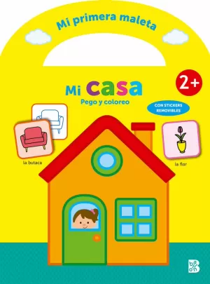 MALETA MI CASA PEGO Y COLOREO MALETA MI CASA PEGO Y COLOREO